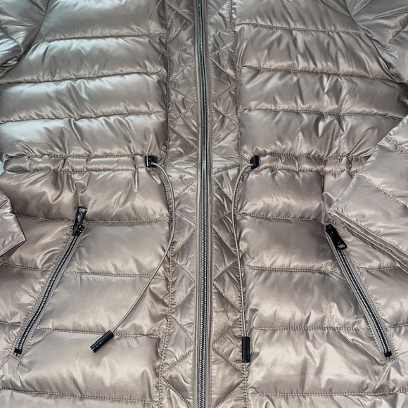 NWOT Kenneth Cole Khaki Brown Quilted Anorak Jacket - Picture 11 of 15